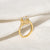 Viola 1.0ct Moissanite Ring (18K Gold Vermeil, Size 4)