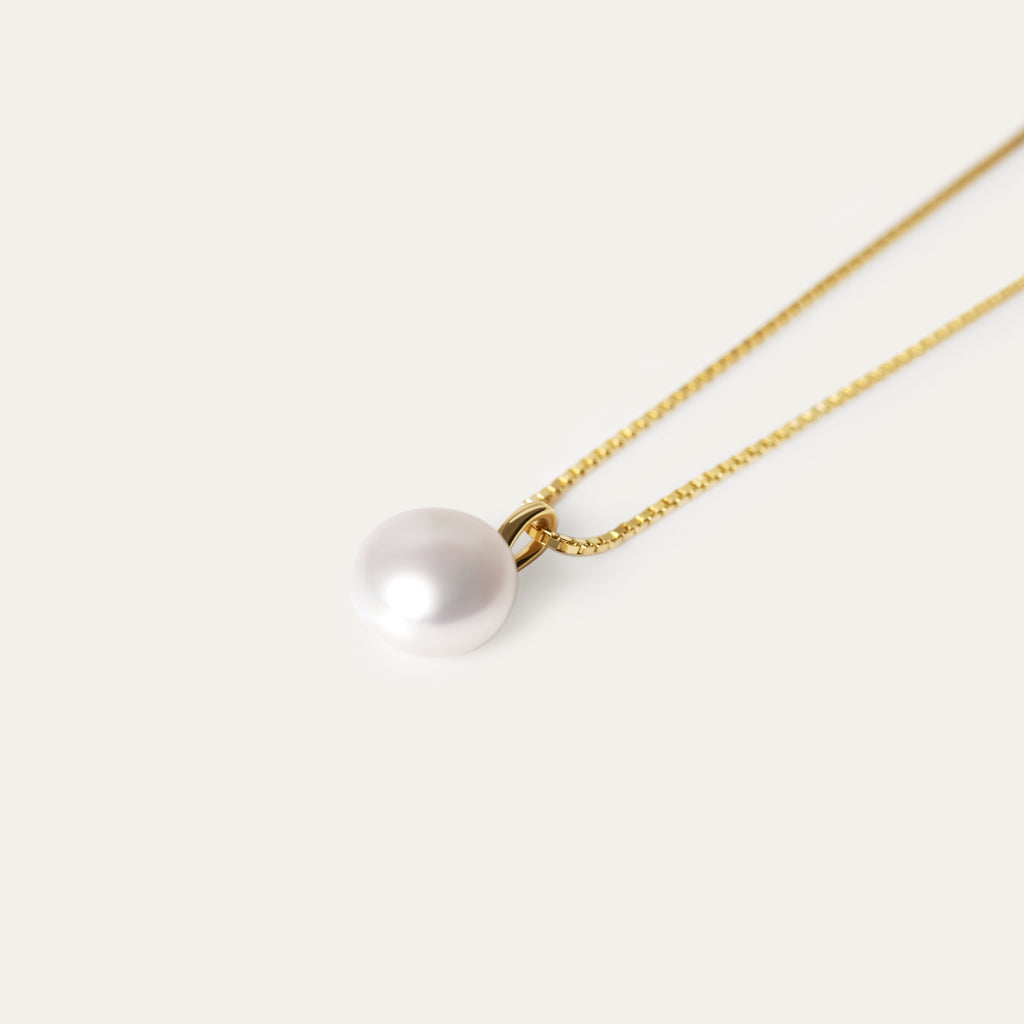 Seek Shine Iman Teeny-Tiny Pearl Necklace (18K Gold Vermeil)