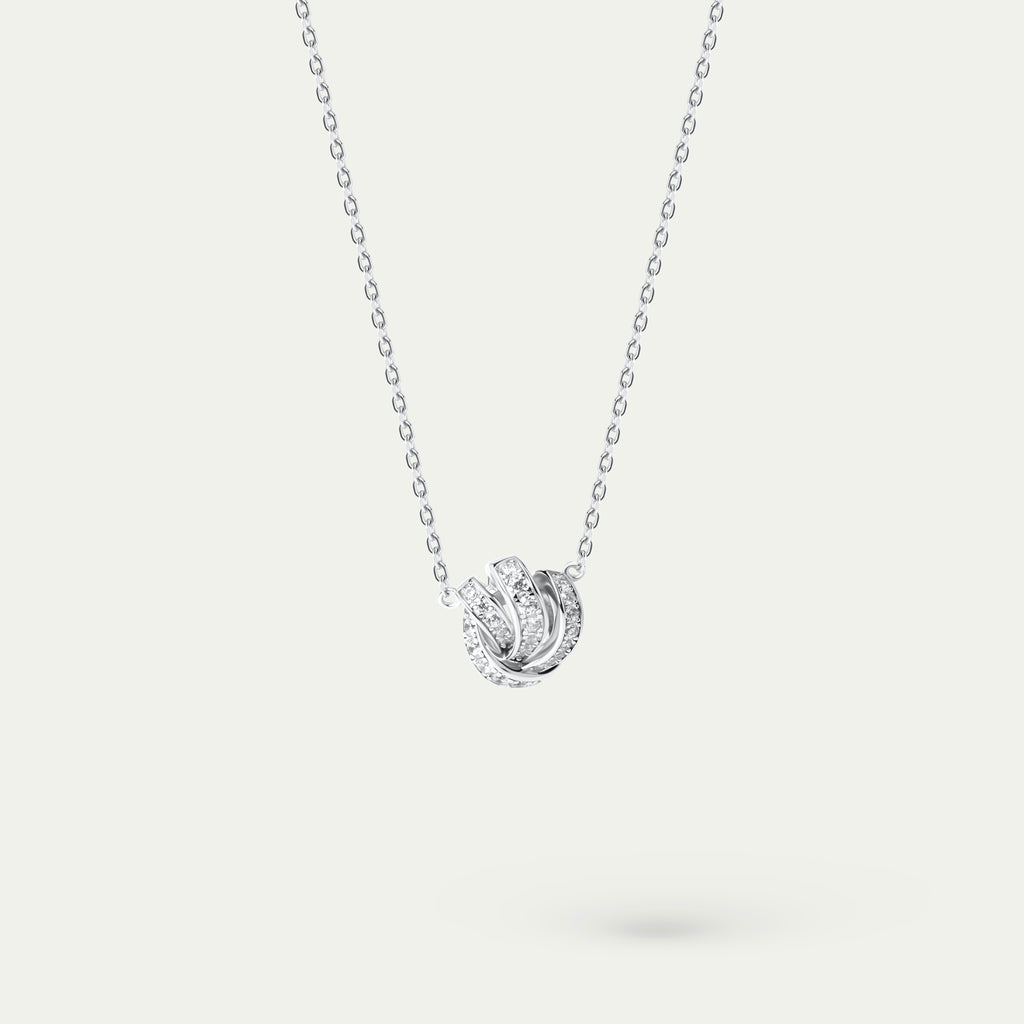 Seek Shine Phan CZ Necklace (925 Sterling Silver)