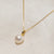 Iman Tiny Pearl Necklace (18K Gold Vermeil)