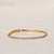 Tenisia Tiny CZ Bracelet (18K Gold Brass)