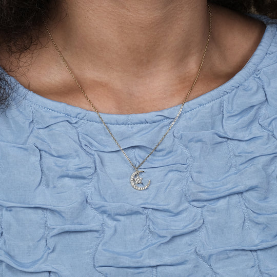 Celes CZ Necklace (18K Gold Vermeil)