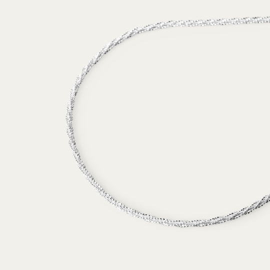 Chrisen Necklace (Silver Brass)