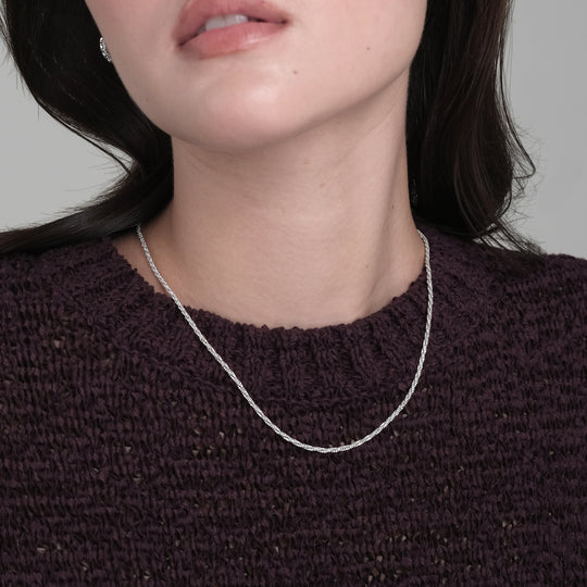 Chrisen Necklace (Silver Brass)