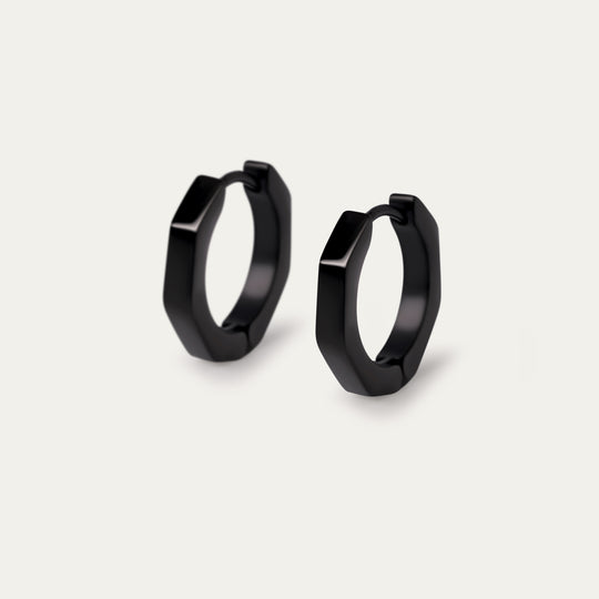 Cinco Hoops (Black Stainless Steel)