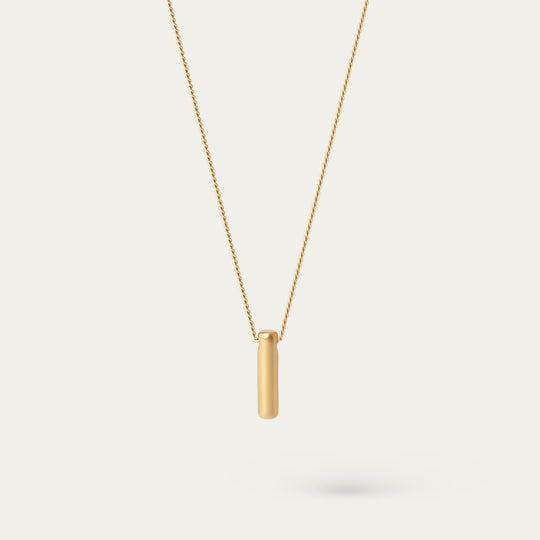 Drap Necklace (18K Gold Brass)