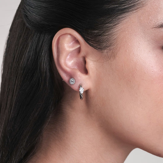 Falu CZ Studs (Titanium Steel)