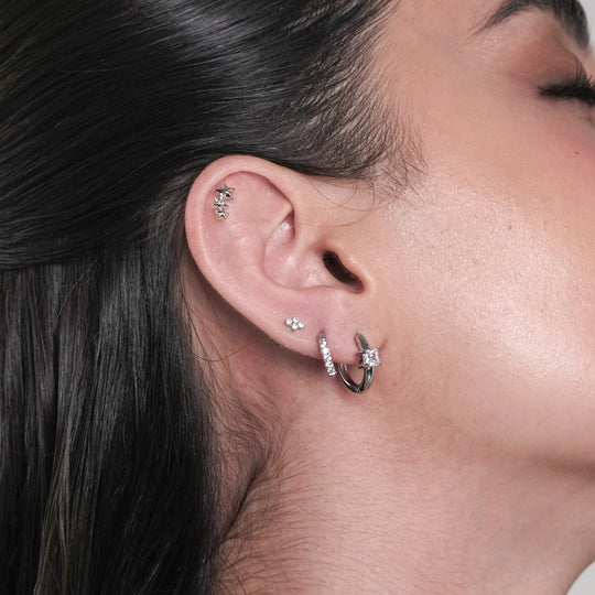 Furu CZ Studs (Titanium Steel)