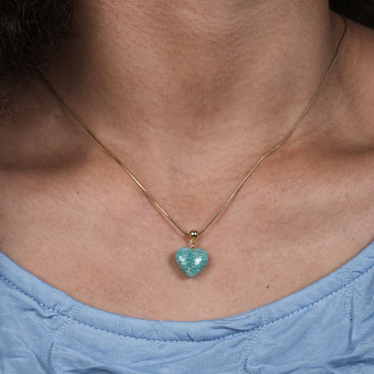 Gigi Amazonite Charm (18K Gold Vermeil)