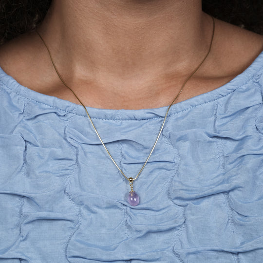 Gigi Amethyst Charm (18K Gold Vermeil)