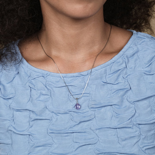 Gigi Amethyst Charm (925 Sterling Silver)