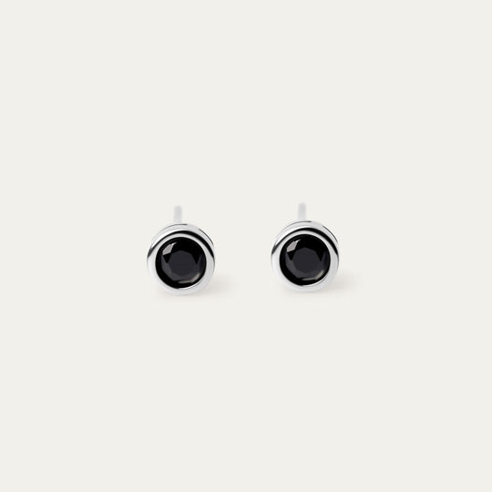 Indo Onyx Studs (Stainless Steel)