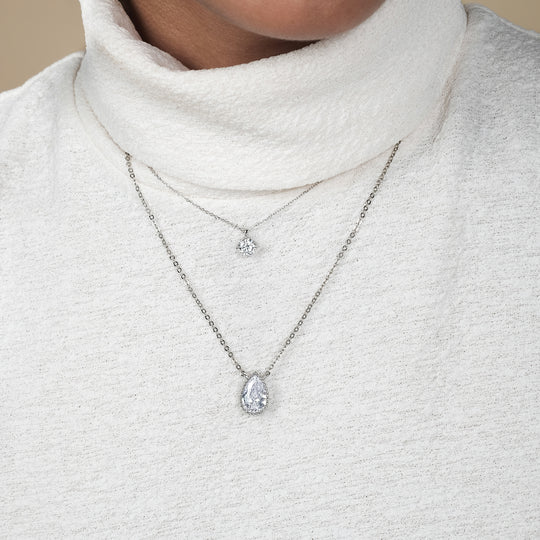 Nala 1.0ct Moissanite Necklace (925 Sterling Silver)