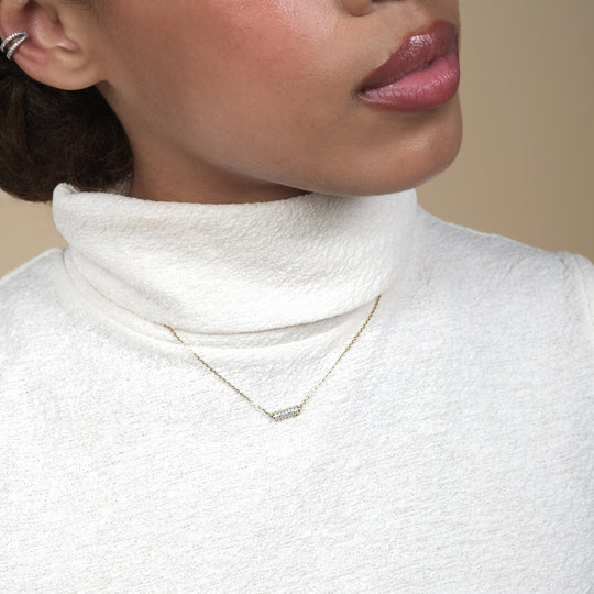 Oh CZ Necklace (18K Gold Vermeil)