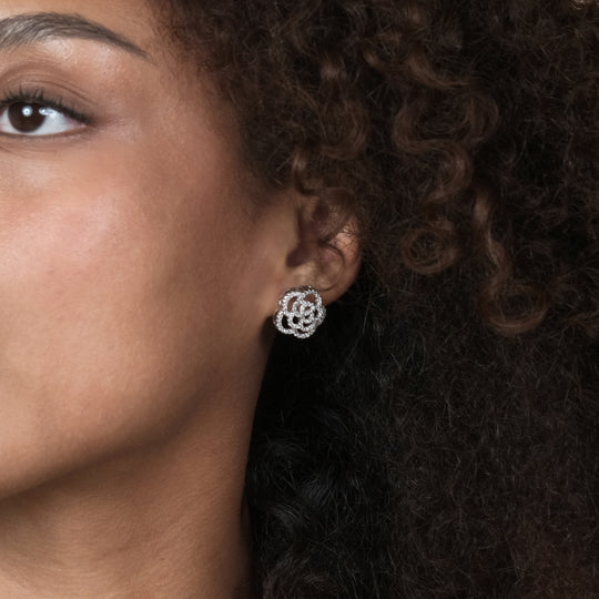 Osana CZ Earrings (Silver Brass)