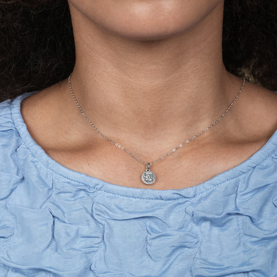 Serela 1.0ct Moissanite Necklace (925 Sterling Silver)