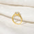 Shar 1.0ct Moissanite Ring (18K Gold Vermeil, Size 4)