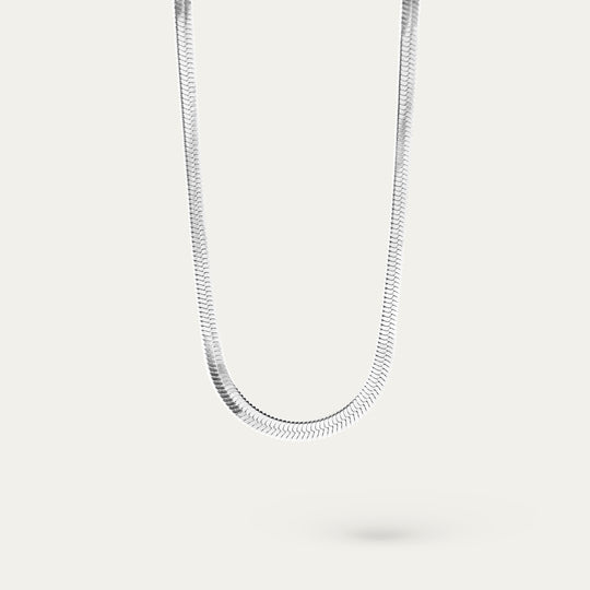 Zena Medium Necklace (Titanium Steel)