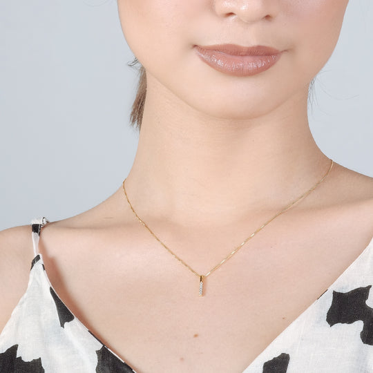 Adan CZ Necklace (18K Gold Vermeil)