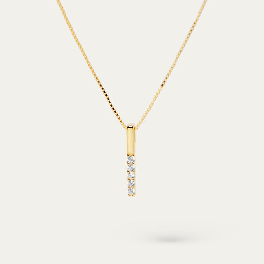 Adan CZ Necklace (18K Gold Vermeil)