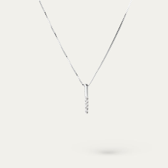 Adan CZ Necklace (925 Sterling Silver)