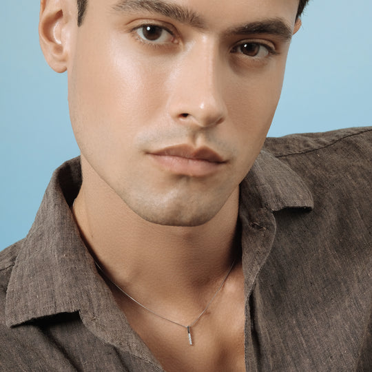 Adan CZ Necklace (925 Sterling Silver)