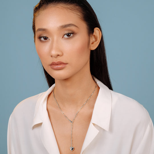 Alo Necklace (Silver Brass)