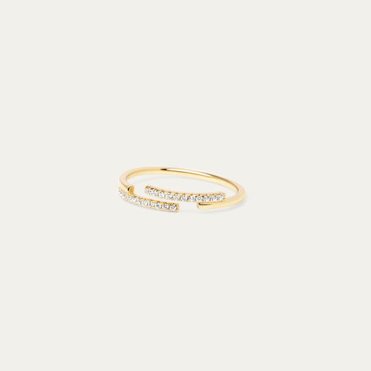 Alona CZ Ring (18K Gold Vermeil)