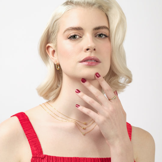 Anvaya Tiny Earrings (18K Gold Vermeil)