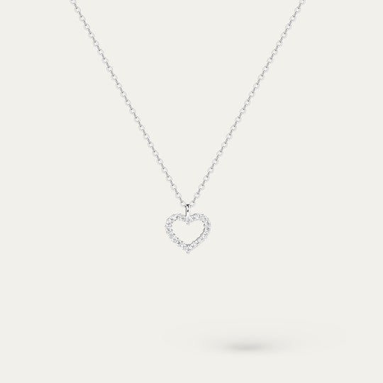 Apt CZ Necklace (925 Sterling Silver)