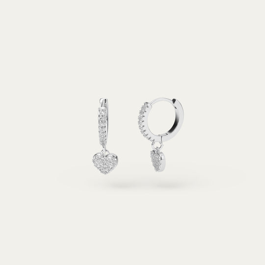 Ario CZ Earrings (Silver Brass)
