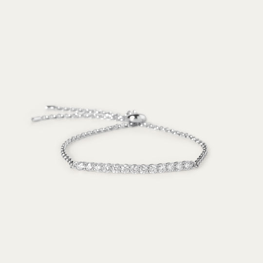 Aston 1.3ct Moissanite Bracelet (925 Sterling Silver)