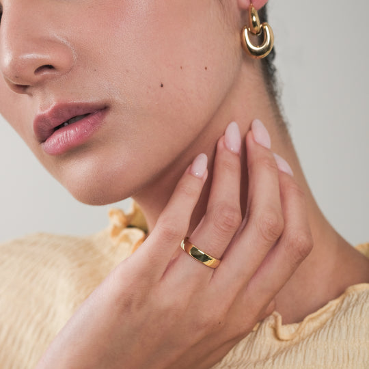 Auro Ring (18K Gold Vermeil, Size 10)