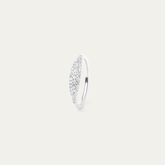 Bann CZ Ring (925 Sterling Silver, Size 6)