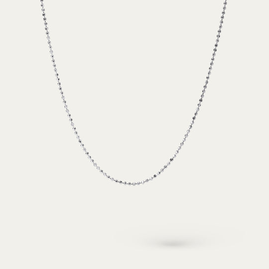 Beady Necklace (925 Sterling Silver)