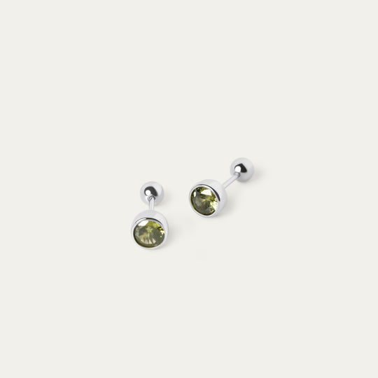 Bertha August CZ Studs (925 Sterling Silver)