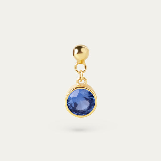 Bertha December CZ Charm (18K Gold Vermeil)