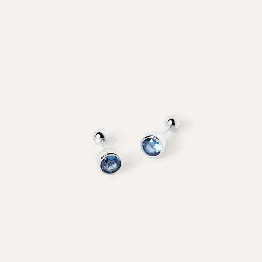 Bertha December CZ Studs (925 Sterling Silver)