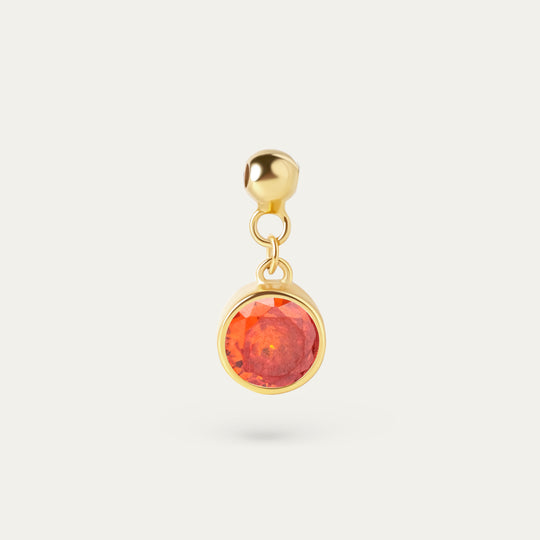 Bertha July CZ Charm (18K Gold Vermeil)