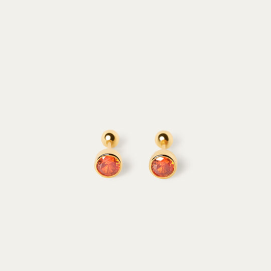 Bertha July CZ Studs (18K Gold Vermeil)