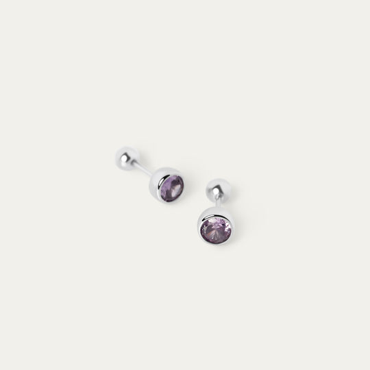 Bertha June CZ Studs (925 Sterling Silver)