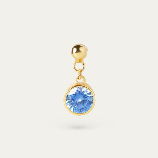 Bertha March CZ Charm (18K Gold Vermeil)