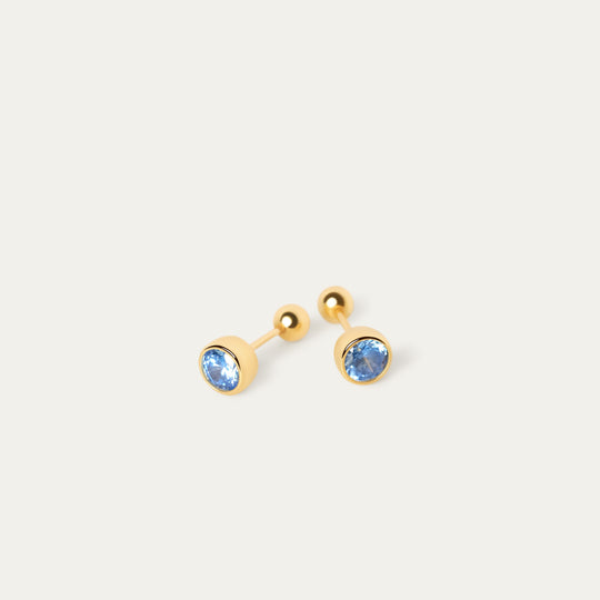 Bertha March CZ Studs (18K Gold Vermeil)