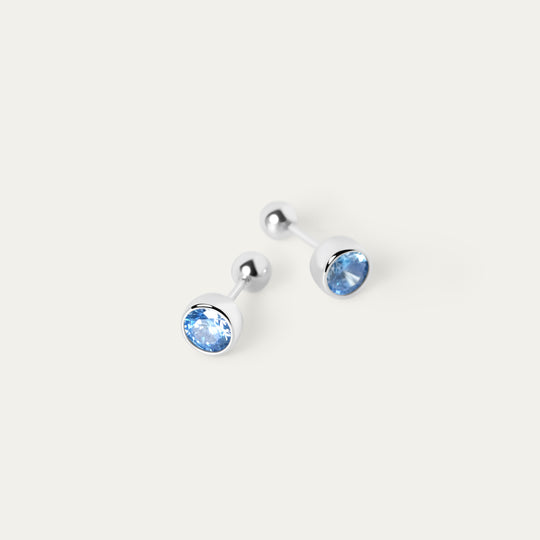 Bertha March CZ Studs (925 Sterling Silver)