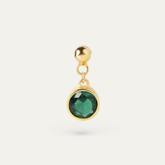 Bertha May CZ Charm (18K Gold Vermeil)