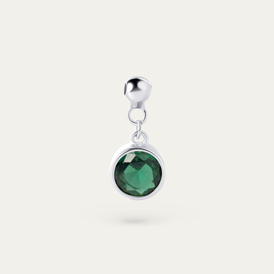 Bertha May CZ Charm (925 Sterling Silver)