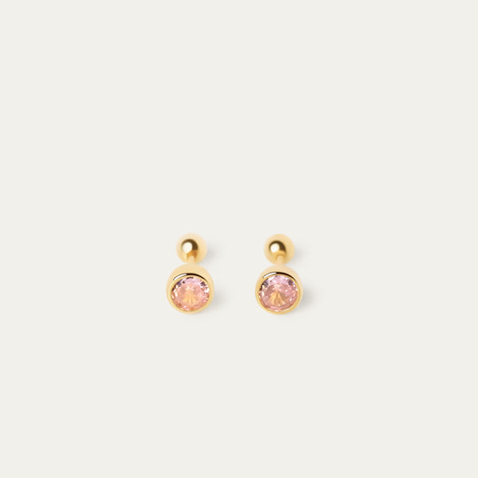Bertha October CZ Studs (18K Gold Vermeil)