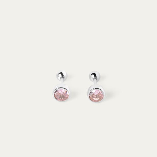Bertha October CZ Studs (925 Sterling Silver)