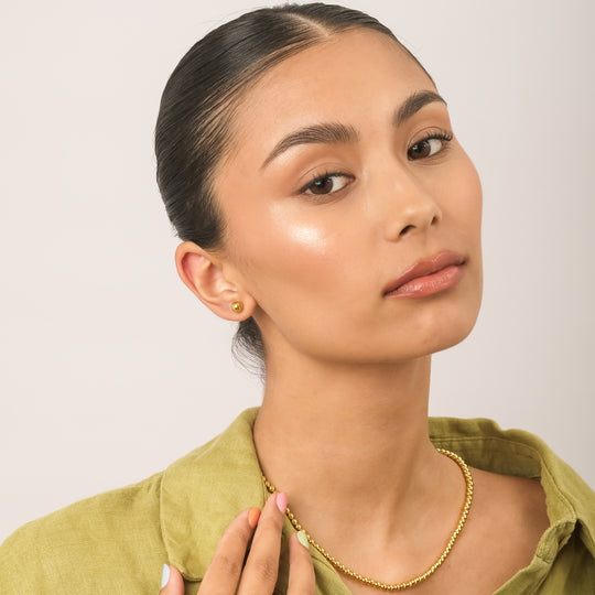 Bole Studs (18K Gold Brass)