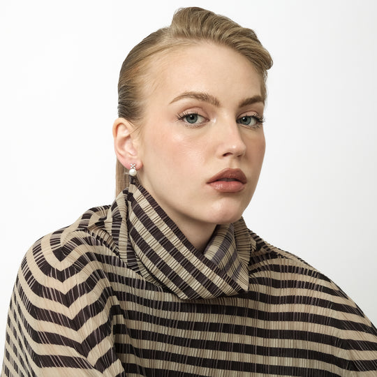 Brenda Pearl Earrings (925 Sterling Silver)